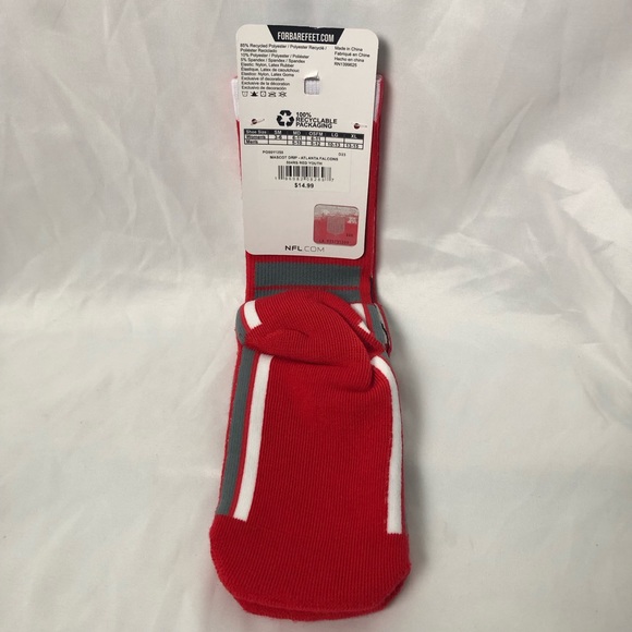 NFL Mascot Drip Atlanta Falcons Youth Red Dirty Bird Freddy OS Logo Football - Picture 2 of 3